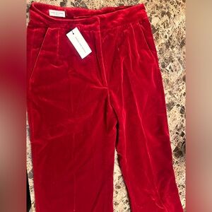 Dries van noten pants ruby red.